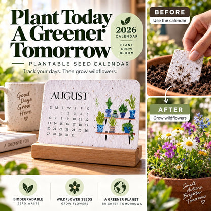 🌱 2027 Plantable Seed Calendar — Grow Something Beautiful! ✨