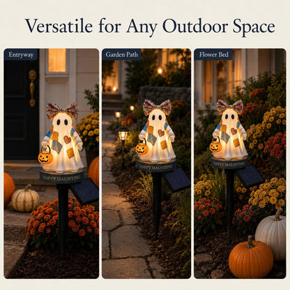 Solar Halloween Ghost Garden Stake Light