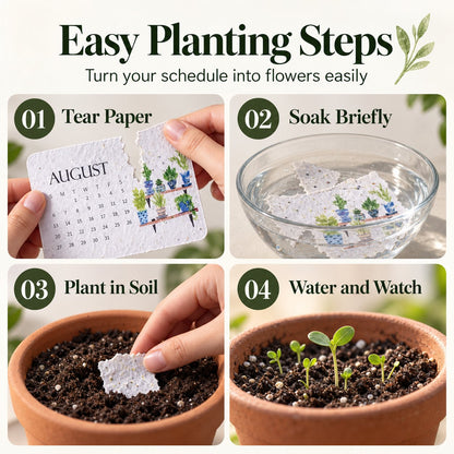 🌱 2027 Plantable Seed Calendar — Grow Something Beautiful! ✨