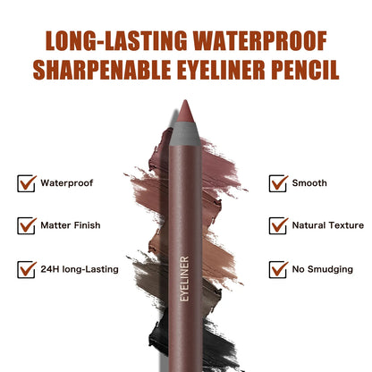 ✨7 Colors Eyeliner Pencil,24 Hour Waterproof Smudge-Proof Eye Liner Pencil