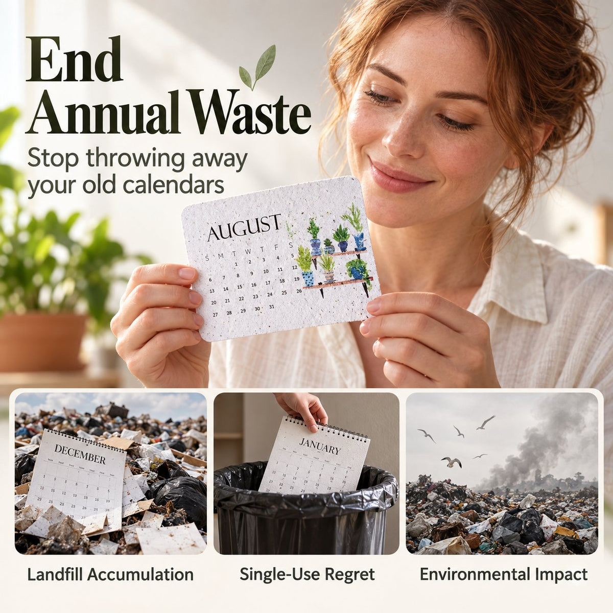 🌱 2027 Plantable Seed Calendar — Grow Something Beautiful! ✨