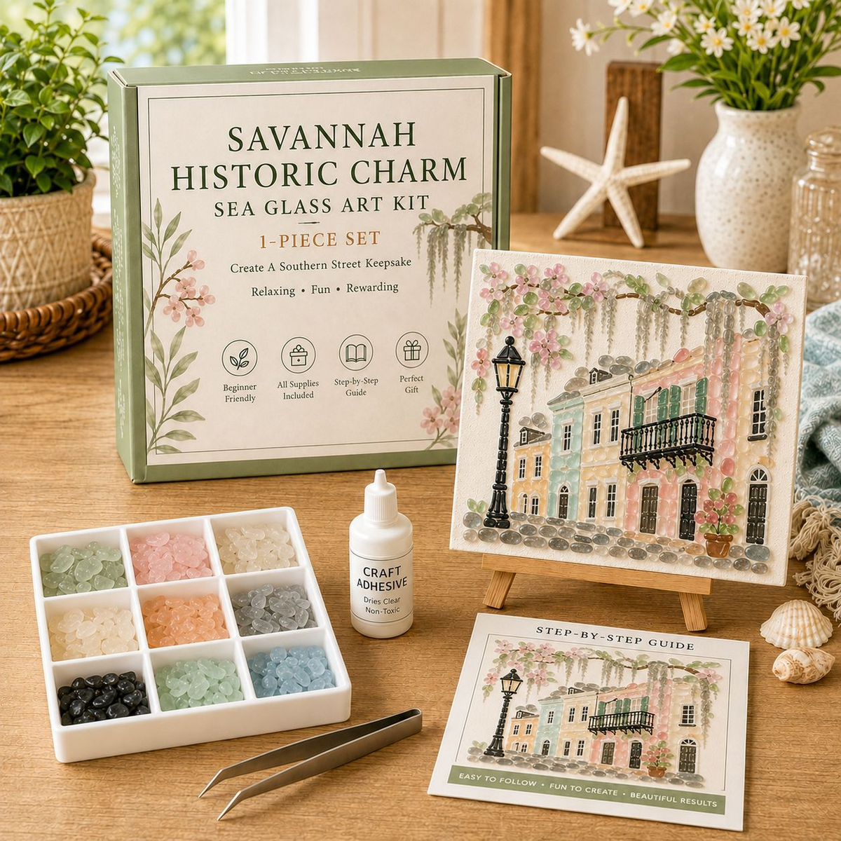 Sea Glass Art Kit Timeless American Destinations