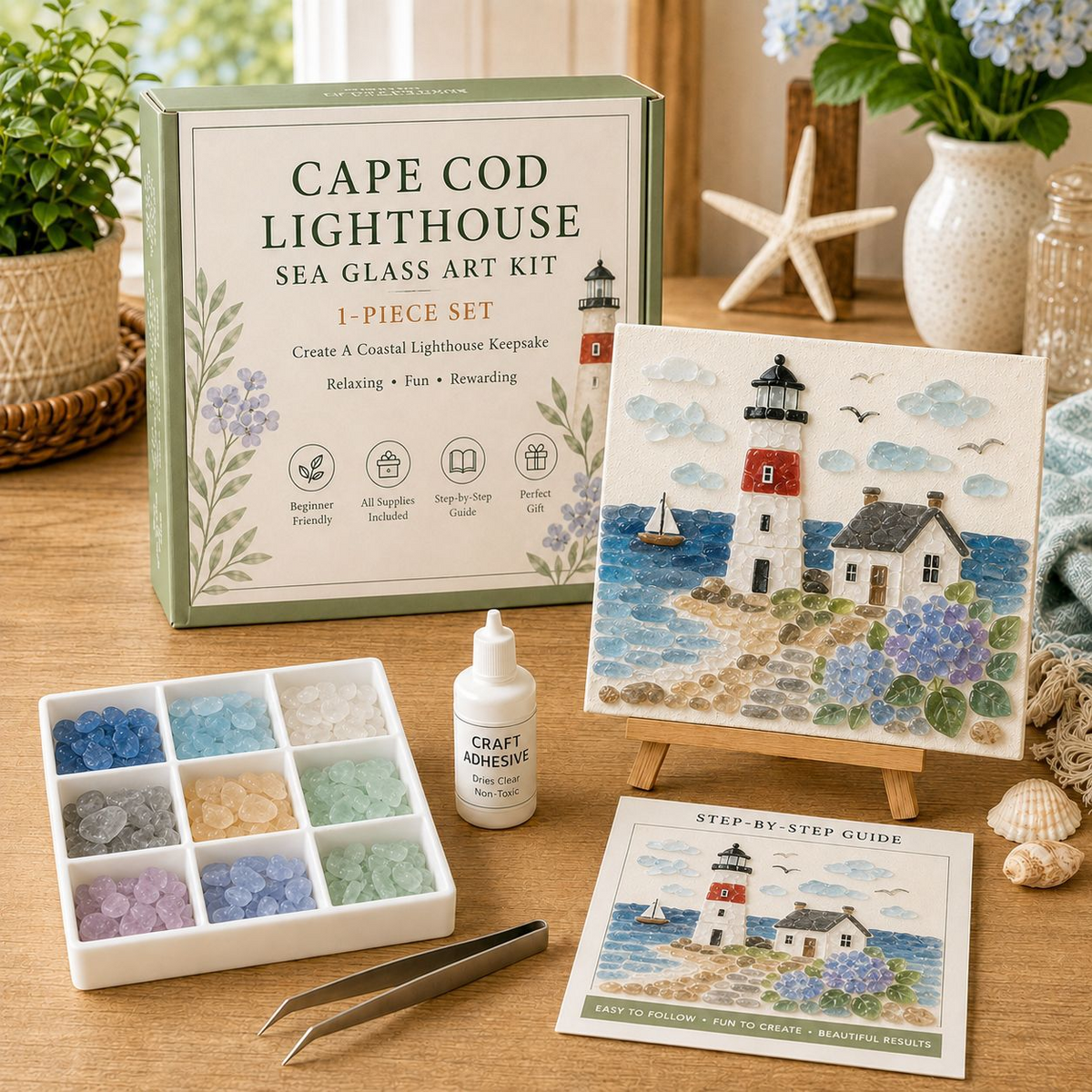 Sea Glass Art Kit Timeless American Destinations