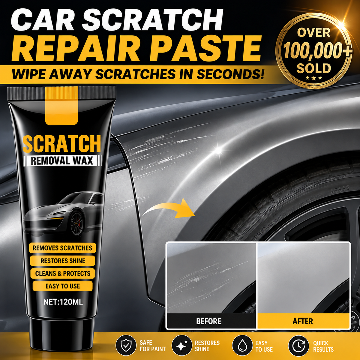 Car Scratch Repair Paste 🚗