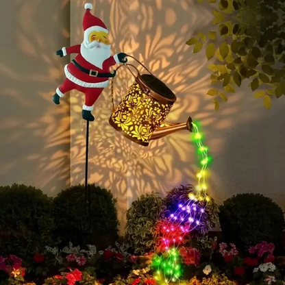 🎅 Santa’s Magical Light-Pour Garden Stake ✨
