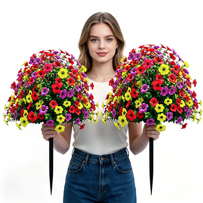 🌸 Ever-Blooming Garden Flower Stakes