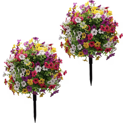 🌸 Ever-Blooming Garden Flower Stakes
