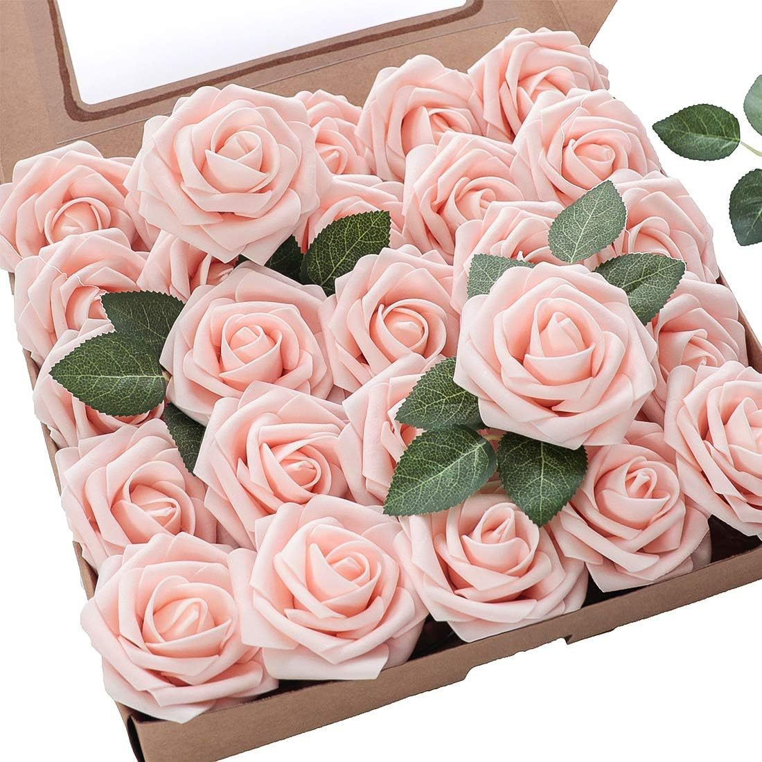 🌸 Everlasting Foam Roses – 25PCS Realistic Artificial Flowers