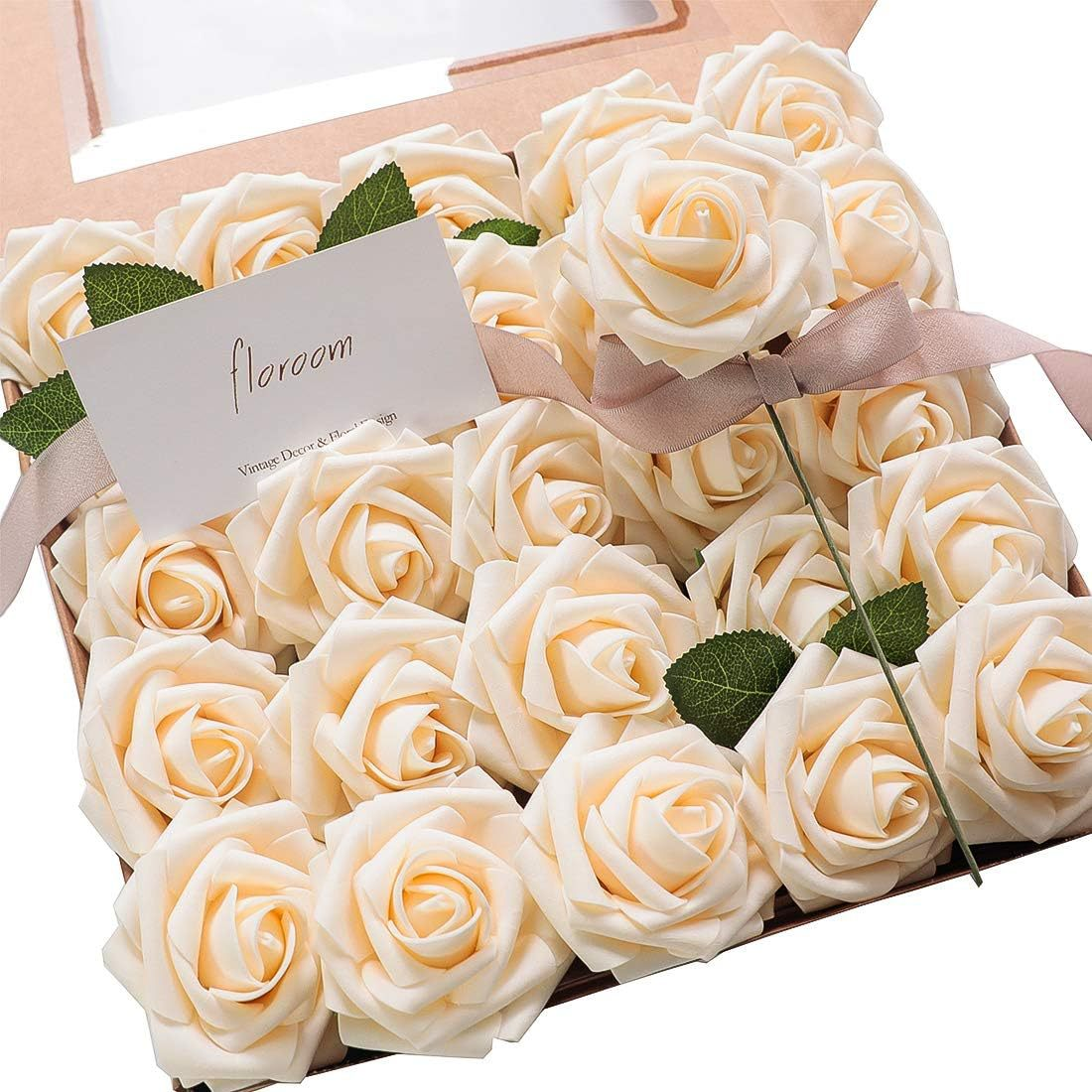 🌸 Everlasting Foam Roses – 25PCS Realistic Artificial Flowers