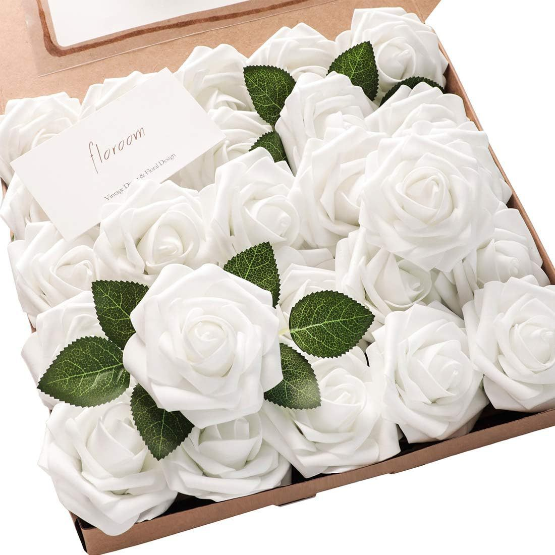 🌸 Everlasting Foam Roses – 25PCS Realistic Artificial Flowers