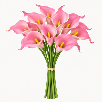 🌸 Realistic Calla Lily Artificial Flowers – Elegant Faux Floral Décor