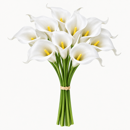 🌸 Realistic Calla Lily Artificial Flowers – Elegant Faux Floral Décor