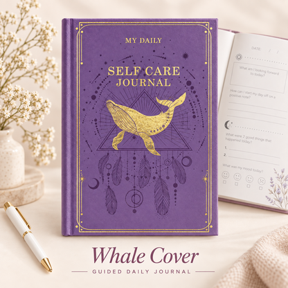 ✨ My Daily Self-Care Journal – Guided Reflection & Gratitude Journal