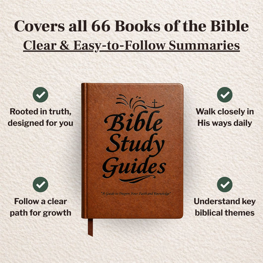 ✝️Bible Study Guide Journal – 66 Pages