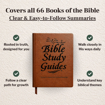 ✝️Bible Study Guide Journal – 66 Pages