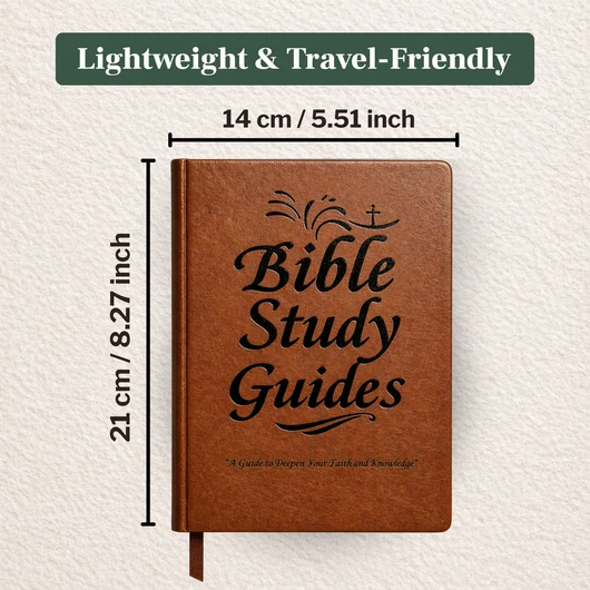 ✝️Bible Study Guide Journal – 66 Pages
