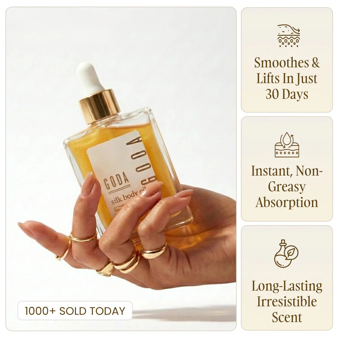 ✨ SilkenGlow Firming Body Oil – Smoother, Softer & Radiant-Looking Skin