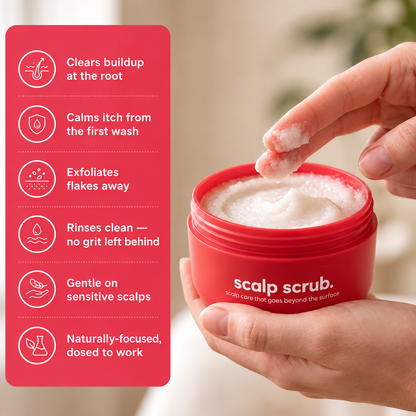 ✨ Clarifying Scalp Scrub – Exfoliate, Refresh & Remove Buildup