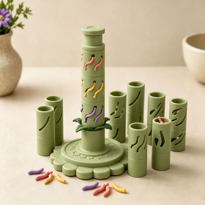 Modular Clay Bloom Maker with 9 Shaping Sleeves
