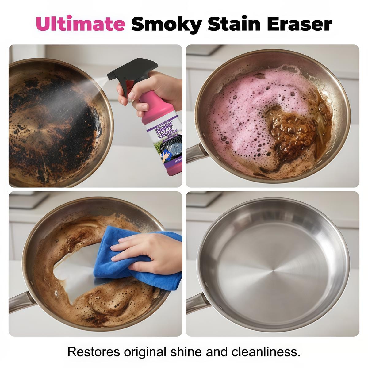 🔥 Fast-Acting Grill Degreaser — Powerful Grease Cleaner + 🎁FREE Towel & Sponge🎁