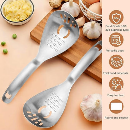 ⚡ Multifunctional Stainless Steel Kitchen Spoon — One Spoon, More Uses! 🍴