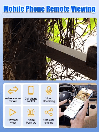 W03 Smart WiFi Security Camera – 1080P HD, Night Vision, Low Power