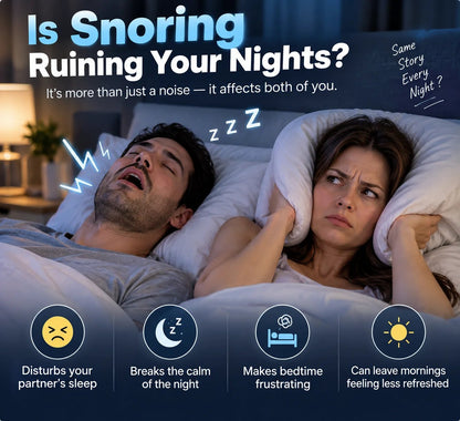 🌙 HOT SALE | Snoring Support Neck Wearable – Lightweight Hands-Free Bedtime Device for Quieter Night Routines