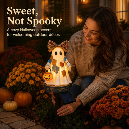 Solar Halloween Ghost Garden Stake Light