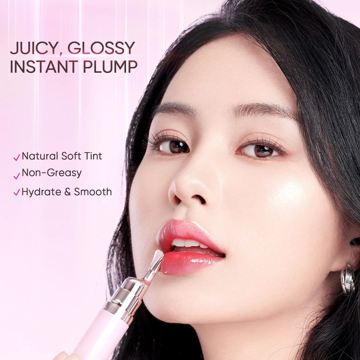 💋 Peptide Glow Lip Serum — Hydrate & Shine ✨