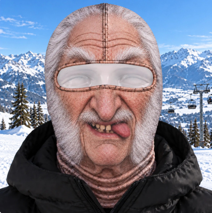 ⛷️ Personalized Funny Ski Mask — One-of-a-Kind Gift for Ski Lovers 😂🎁