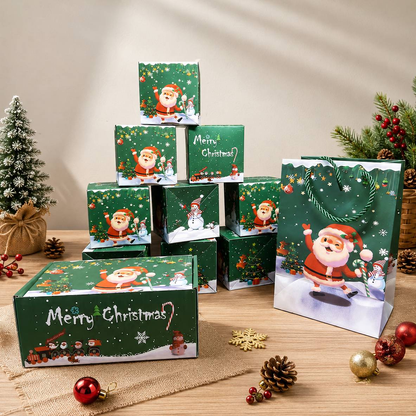 Christmas Pop-Up Surprise Gift Box, Folding Bouncing Red Envelope Box