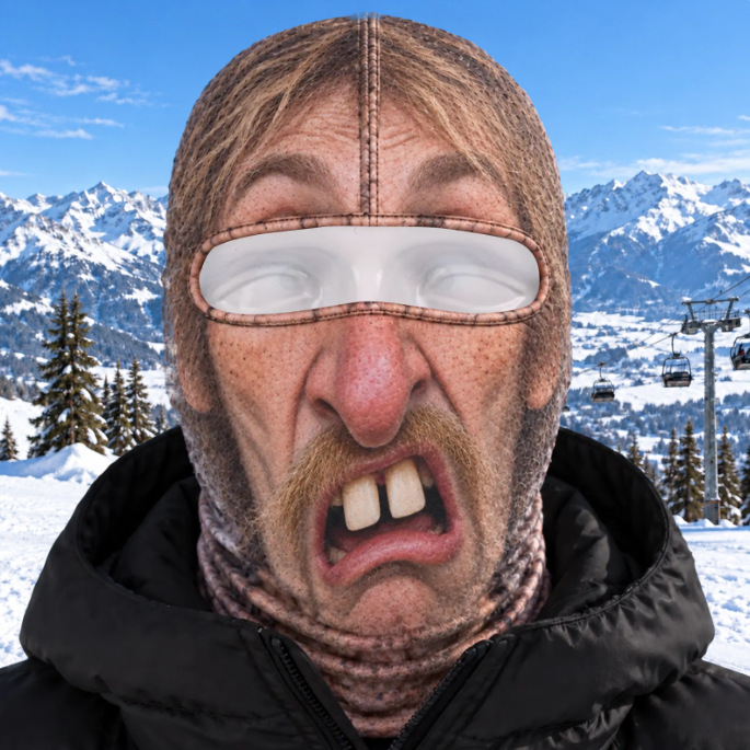 ⛷️ Personalized Funny Ski Mask — One-of-a-Kind Gift for Ski Lovers 😂🎁