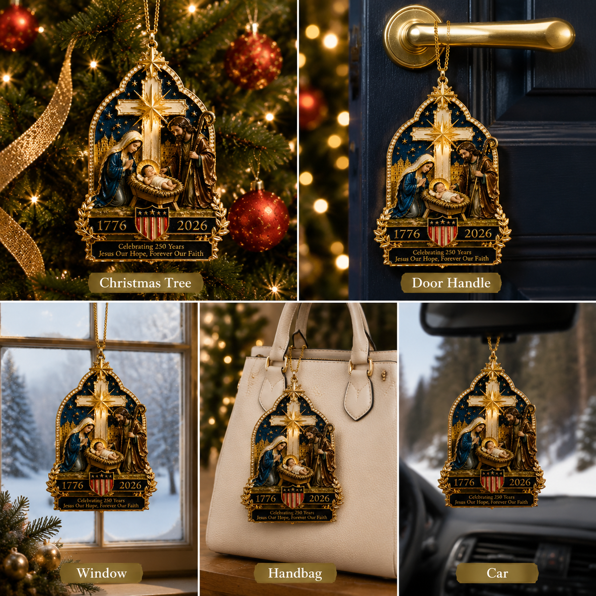 ✨ Limited anniversary edition 🔥Last 30pcs🔥✨Nativity scene Christmas tree ornament