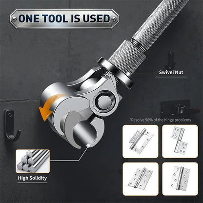 🔧 Universal Door Hinge Wrench — Adjust, Align & Fix in Seconds! 🚪