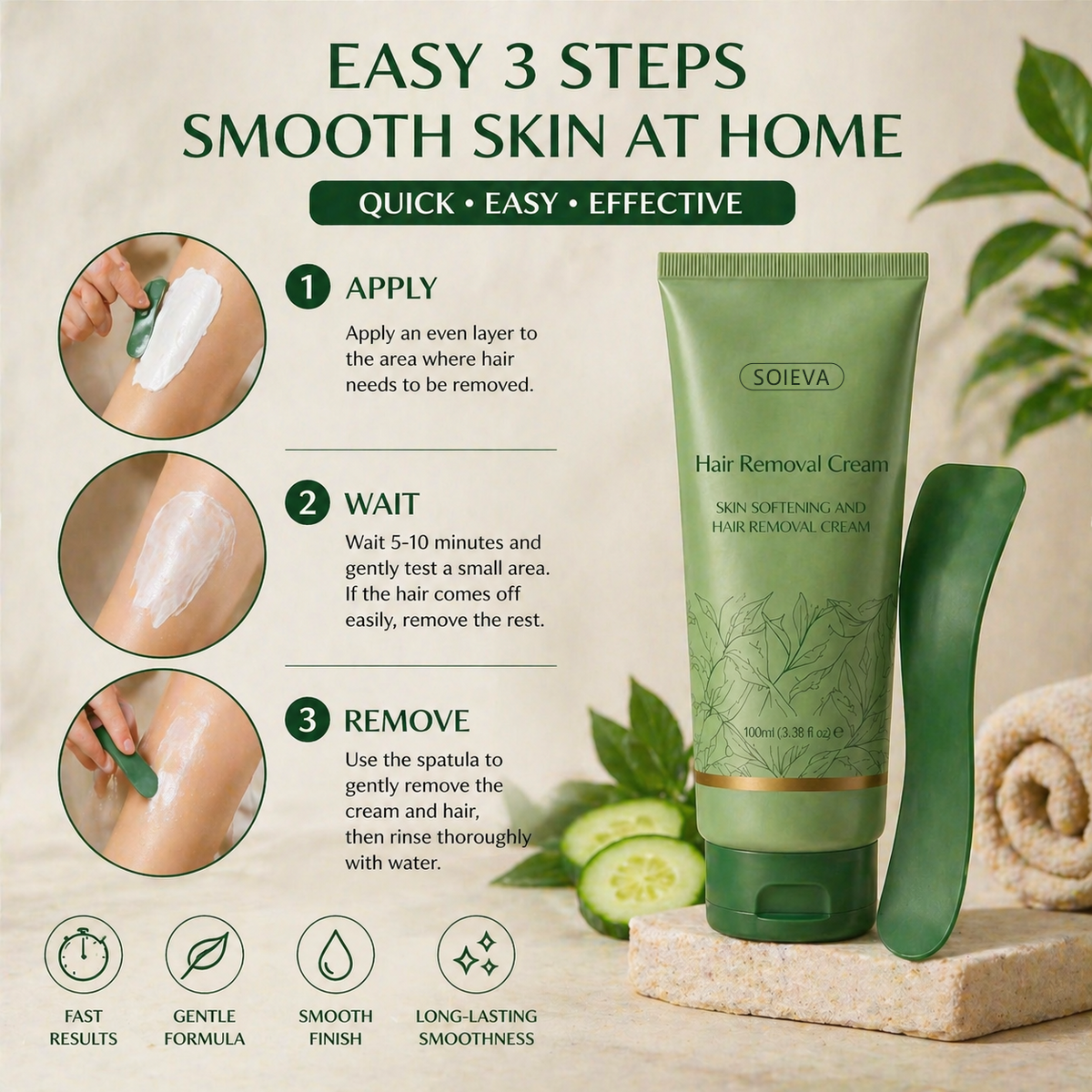 Hair Removal Cream for All Women & Men
