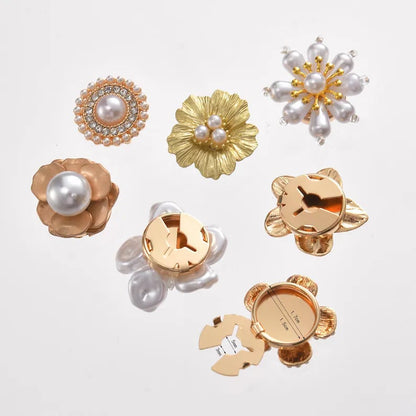 🌸 Luxury Flower Button Covers for Women