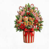 🧸Gingerbread Bear Festive Bouquet