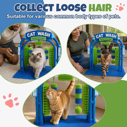 🔥LAST DAY 50% OFF -🐱 Self‑Grooming Cat Wash Station