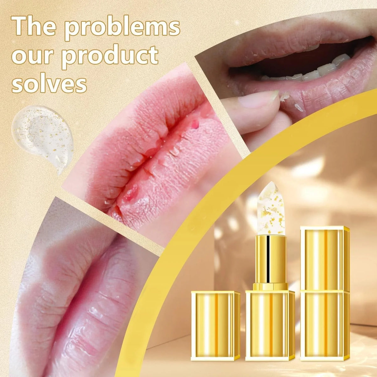 Transferproof Color-Changing Lipstick💄Crystal Clear Color Alchemy 💋 Auto-Tints on Contact!