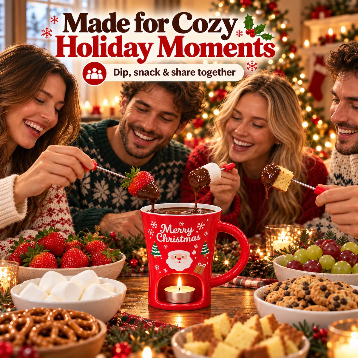 ✨Santa Chocolate Fondue Mug🎅