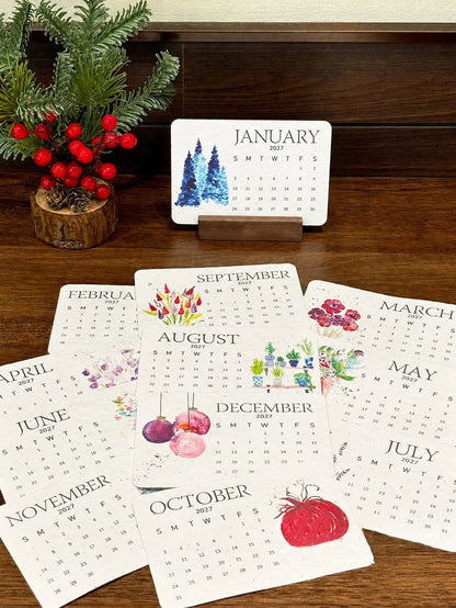🌱 2027 Plantable Seed Calendar — Grow Something Beautiful! ✨