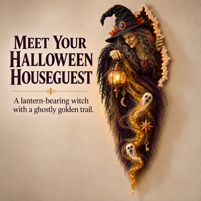 🎃 Halloween Hot Sale – 55% OFF | Enchanted Witch Wall Light™
