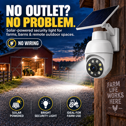 ⏰Final 6 Hours Sale 54% OFF🔥🔥 - Solar-Powered Simulated Surveillance Camera Street Light