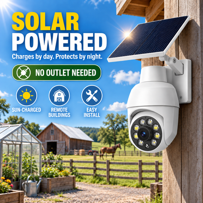 ⏰Final 6 Hours Sale 54% OFF🔥🔥 - Solar-Powered Simulated Surveillance Camera Street Light