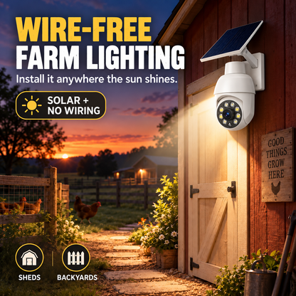 ⏰Final 6 Hours Sale 54% OFF🔥🔥 - Solar-Powered Simulated Surveillance Camera Street Light
