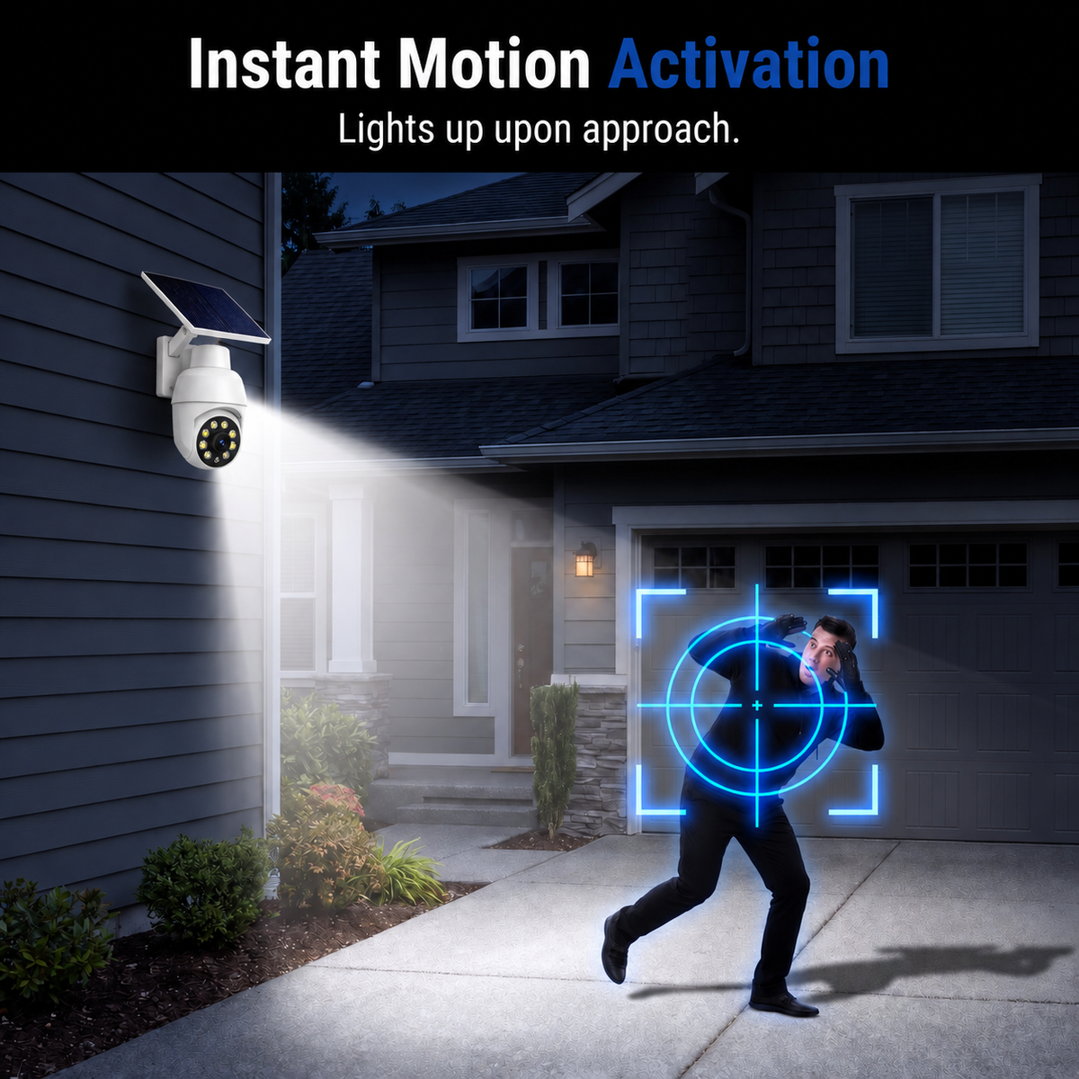 ⏰Final 6 Hours Sale 54% OFF🔥🔥 - Solar-Powered Simulated Surveillance Camera Street Light