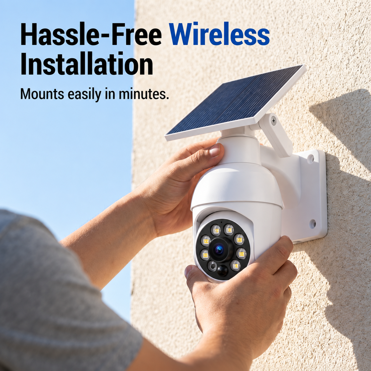 ⏰Final 6 Hours Sale 54% OFF🔥🔥 - Solar-Powered Simulated Surveillance Camera Street Light