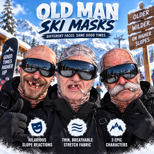 ⛷️ Personalized Funny Ski Mask — One-of-a-Kind Gift for Ski Lovers 😂🎁