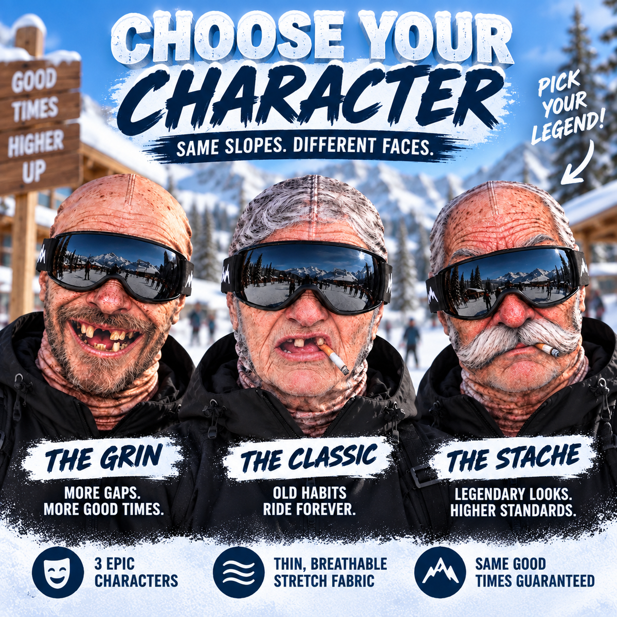 ⛷️ Personalized Funny Ski Mask — One-of-a-Kind Gift for Ski Lovers 😂🎁