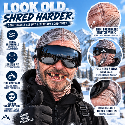 ⛷️ Personalized Funny Ski Mask — One-of-a-Kind Gift for Ski Lovers 😂🎁